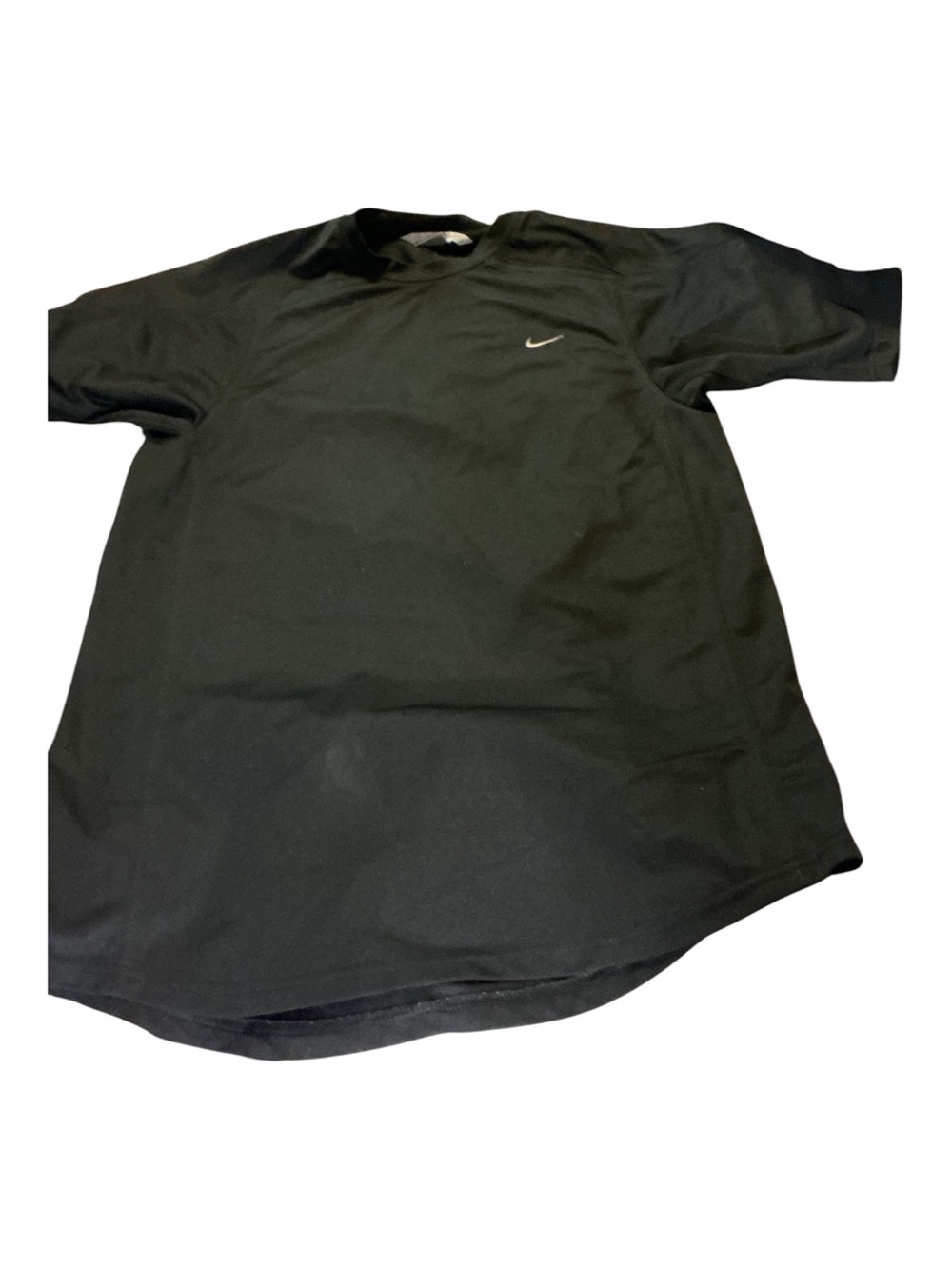 Nike Men’s Black Short Sleeve Athletic Tee with Swoosh